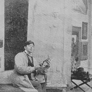 Frampton George _ nel suo studio - George Frampton